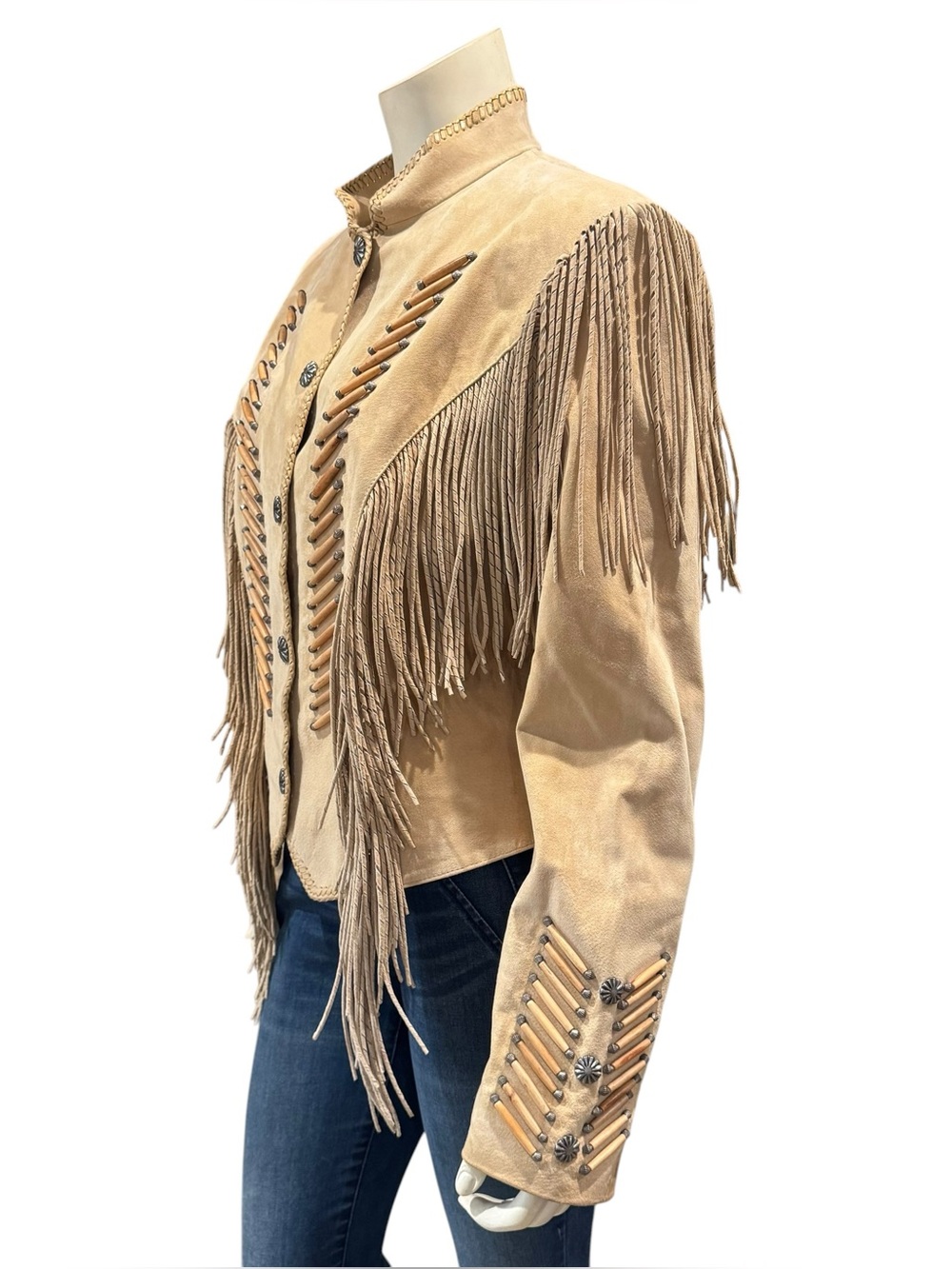 Cripple Creek Western Suede Fringe Jacket - Picture 6 of 12